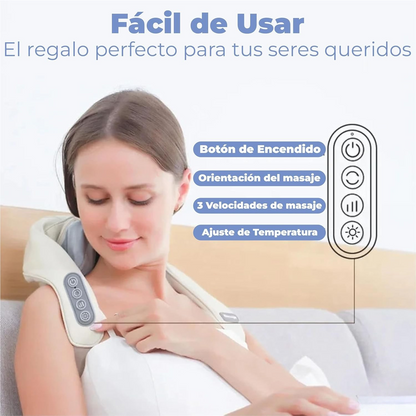 Masajeador de Cuello Inteligente 5D - Bravela®