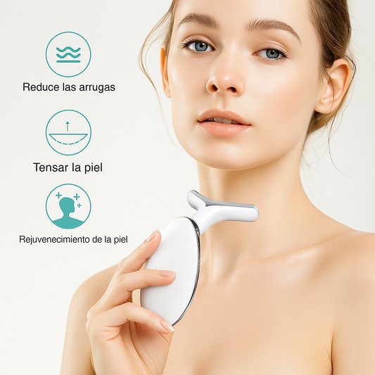 DermaLift™ - Masajeador ANTIARRUGAS para Cuello y Rostro