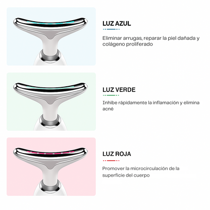 DermaLift™ - Masajeador ANTIARRUGAS para Cuello y Rostro
